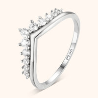Zirconia Crown Ring – Allegra-Silver-5-State of Style