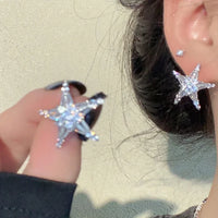 Zirkonia Star Earrings/Ear Cuff - Lyric-Earrings-State of Style