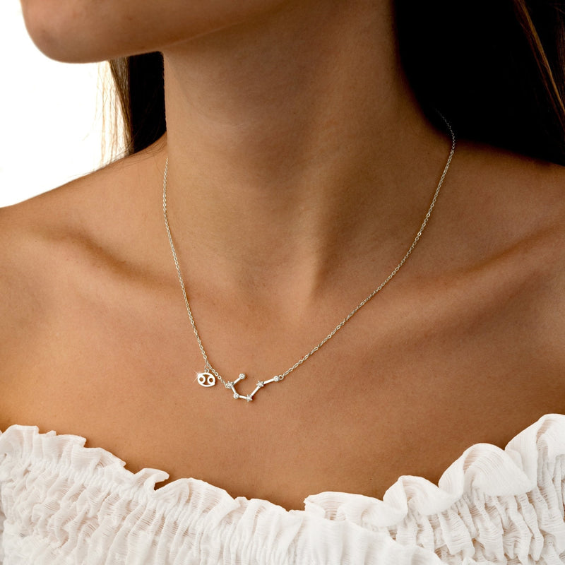 Zodiac Sign Astrology Necklace - Celestia-Gold-Aquarius-State of Style