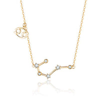 Zodiac Sign Astrology Necklace - Celestia-Gold-Cancer-State of Style