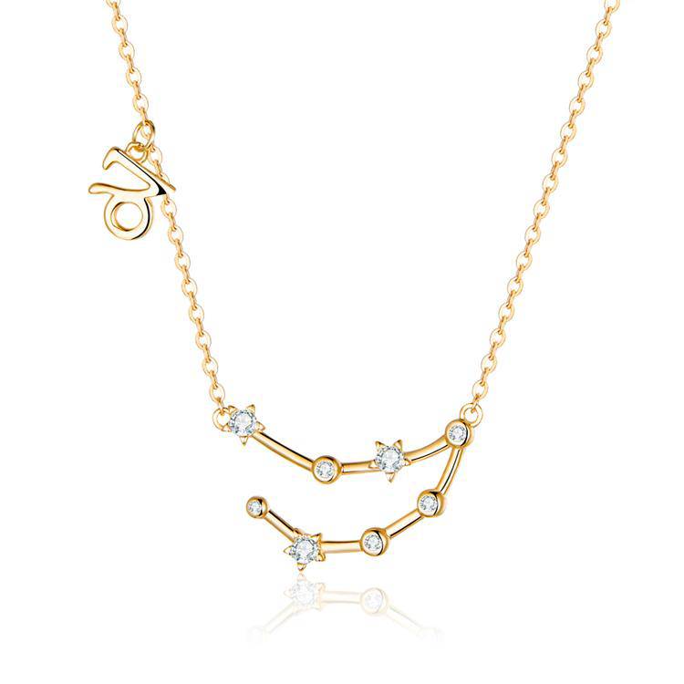 Zodiac Sign Astrology Necklace - Celestia-Gold-Capricorn-State of Style