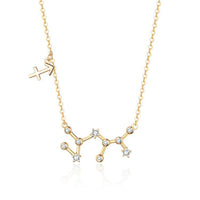 Zodiac Sign Astrology Necklace - Celestia-Gold-Sagittarius-State of Style