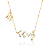 Zodiac Sign Astrology Necklace - Celestia-Gold-Scorpio-State of Style
