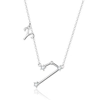 Zodiac Sign Astrology Necklace - Celestia-Silver-Aries-State of Style