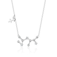Zodiac Sign Astrology Necklace - Celestia-Silver-Sagittarius-State of Style