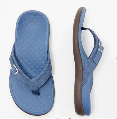 Zoey - Orthopedische Roze Teenslippers-Donkerblauw-36-State of Style