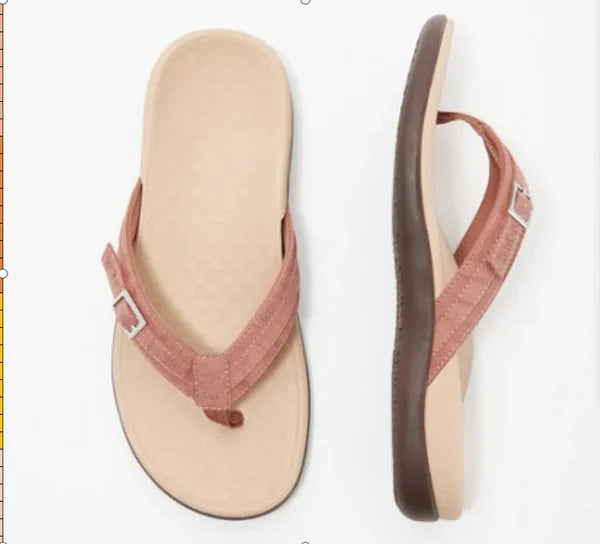 Zoey - Orthopedische Roze Teenslippers-Roze-36-State of Style