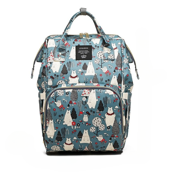 Large-Capacity Baby Nappy Backpack – Multi-Pocket Waterproof Travel Bag